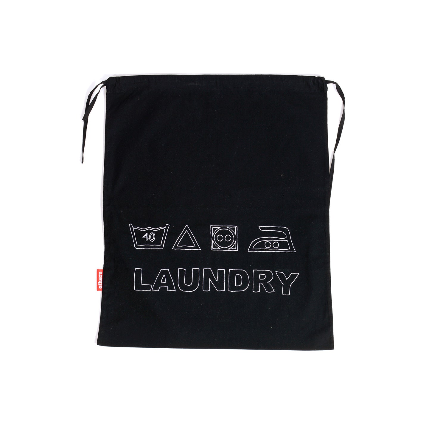 Embroidered laundry bag