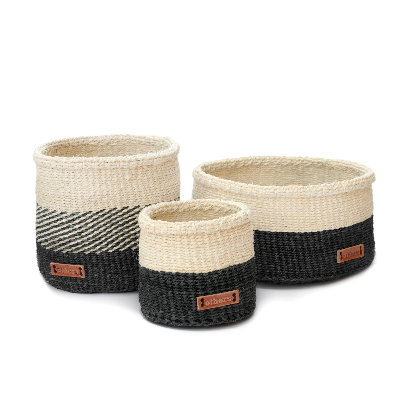 Sisal Baskets Black