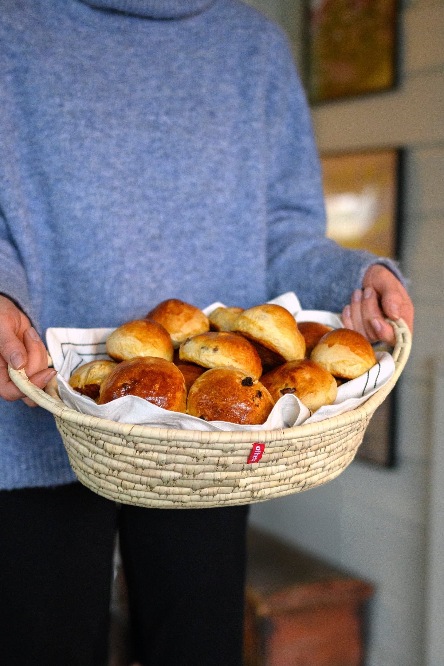 Oval Basket With Handles