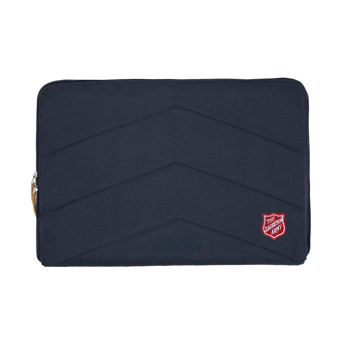 Laptop sleeve, navy, with Shield